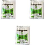 Doğanpack Şeffaf Naylon 2'lik 23 x 36 cm Bakkaliye Poşeti Torbası - 1 Kg. - Ort. 190 Adet - 3 Paket