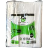 Doğanpack Şeffaf Naylon 3'lük 25 x 42 cm Bakkaliye Poşeti Torbası - 1 Kg. - Ort. 140 Adet - 1 Paket