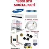 Dogant 18000 Btu Inverter Klima Montaj Seti Takım Kiti - İç ve Dış Ünite Klima Montaj Seti Takımı