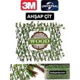 Dogant 3M Ahşap Wood Yapay Bitki Çit Paravan Duvar Tavan Süsü Sarmaşık