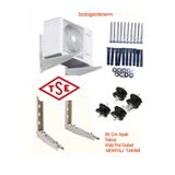 Dogant 3m Arçelik Beko 12000 Btu Dış Ünite Konsol Klima 50 Cm Ayak +Titreşim Takozu +Vida Dubel
