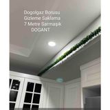 Dogant 7 Metre - Dogalgaz Borusu Klima Boru Gizleme Saklama Yapay Bitki - Yeşil