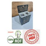 Dogant Ahsap Cıftlı Gozlu Camasır Sepetı Antrasıt