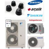 Dogant Arçelik Beko Samsung Yer Titreşim Klima Dış Ünite Yer Takozu 4 Adet - 12000 ve 18000 Btu