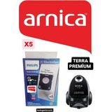 Dogant Arnica Terra Premium Elektrik Süpürgesi Toz Torbası Kutulu 5 Li - Süpürge Yedek Parçaları