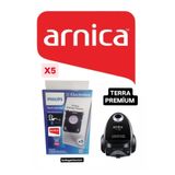 Dogant Arnica Terra Premium Elektrik Süpürgesi Toz Torbası Kutulu 5 li