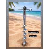 Dogant Bahçe Plaj Kamp Yer Şemsiye Sabitleme Demir Kazık 48CM - Antik Bronz
