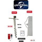 Dogant Bahçe Şemsiyesi Plaj Şemsiyesi Aparatı Şemsiye Kazığı /çantası - Antik Bronz