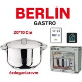 Dogant Berlin Gastro Çelik Tencere 20*10 - 20x10