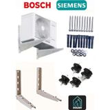 Dogant Bosch Sıemens 12000 Ve 1800 Btu Dış Ünite Konsol Klima 50 Cm Ayak +Titreşim Takozu +Vida Dubel