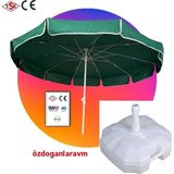 Dogant Camp Havuz Bahçe Güneş Yeşil 2 Metre 10 Telli Şemsiyesi Bidonlu