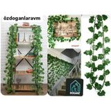 Dogant Decor Yapay Çiçek Yapraklı Zincir Sarmaşık 12 Adet