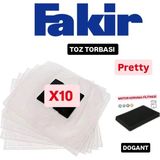 Dogant Fakir Pretty Elektrik Süpürgesi Sentetik Toz Torbası 10 Adet - Süpürge Yedek Parçaları