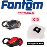 Dogant Fantom Elektrik Süpürge Toz Torbası 10 Adet Motor Filitreli - Süpürge Yedek Parçaları