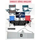 Dogant Gri Yıkanır Kamp Sandalye Taşıma Saklama Çantası Kılıfı 1 Adet