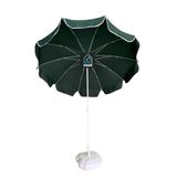 Dogant Havuz Bahçe Şemsiyesi, 2 Metre, 10 Telli, Yeşil, Bidon Standlı