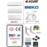 Dogant Inverter Klima 18000 Btu Klima Montaj Seti Takımı - Alüminyum Boru + Ayak + Takoz+ Hortum