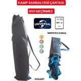 Dogant Kamp Plaj Piknik Katlanır Sandalyesi Çantası Sıvı Geçirmez 95X28 cm - 95 x 28 cm - Gri
