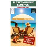Dogant Outdoor Plaj Bahçe Kamp Havuz Balkon Şemsiyesi