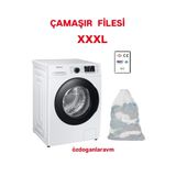 dogant özdoğanlar avm Büyük Boy 5XL Çamaşır Perde Tül Gelinlik Güneşlik Yıkama Filesi 100x120