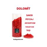 dogant özdoğanlar avm Kırmızı Dolomit Saksı Bahçe Süs Taşı 2 Kg