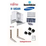dogant özdoğanlar avm Klima Dış Ünite Montaj Konsol Seti Takımı 9000 ve 12000 Btu Ayak +Titreşim Takozu +Vida Dubel