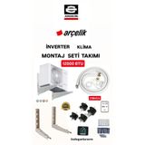 dogant özdoğanlar avm Klima Montaj Seti 1/4-3/8 3 Metre Boru 50 cm Ayak Titreşim Takozu
