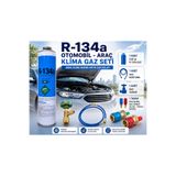 dogant özdoğanlar avm R-134a Soğutucu Araç Klima Gazı Otomobil Klima Seti + Vana + Hortum + Jak