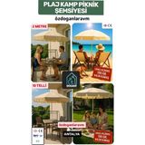 Dogant Plaj Deniz Balkon Teras Bahçe Şemsıyesi - Krem