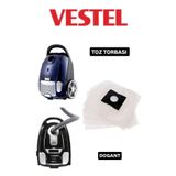 Dogant Vestel Yıldız Elektrik Süpürgesi Sentetik Toz Torbası 10 Adet