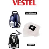 Dogant Vestel Yıldız T8500 ve T9000 Toz Torbası 10 Adet - Süpürge Yedek Parçaları