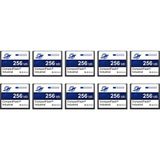 Dogfish Technology Three Colour Dogfısh Dogfish Kompakt Flash Bellek Kartı, 256 Mb, 10 Adet, Endüstriyel Cf Kart Tipi I, Endüstriyel Cihazlar ve Vintage Dijital Kameralar Için FAT16 - Siyah