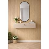 DOGGA PROFILE-PANEL Dresuar , Lambiri Dresuarı , Çok Amaçlı Duvara Monte Modern Dresuar , Makyaj Masası, Mini Dolap 90 CM