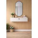 DOGGA PROFILE-PANEL Dresuar , Lambiri Dresuarı , Çok Amaçlı Duvara Monte Modern Dresuar , Makyaj Masası, Mini Dolap 90 CM