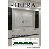 DOGGA PROFILE-PANEL Mdf Duvar Paneli ve Duvar Lambrisi ve Dekoratif Paneli 15X280 BEYAZ (6'^LI PAKET)