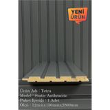 DOGGA PROFILE-PANEL Mdf Duvar Paneli ve Duvar Lambrisi ve Vestiyer Tv Ünistesi 15X280 (1 ADET) ANTRASİT