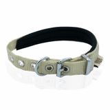 Doggie 2 cm x 45 cm Haki Softlu Köpek Boyun Tasması