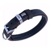 Doggie 2x35-40 cm Yağ Yeşili Yağlı Gerçek Deriden El Yapımı Köpek Boyun Tasması