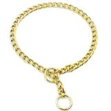 Doggie 3.5x65 cm Gold Eğitim Serisi Zincirli Köpek Boyun Tasması