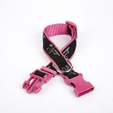 Doggie 3 cm x 36-60 cm Mor Köpek Desenli Dokuma Köpek Boyun Tasması