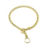 Doggie 4x75 cm Gold Eğitim Serisi Zincirli Köpek Boyun Tasması