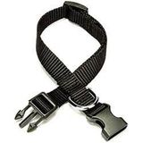 Doggie Ayarlanabilir Özellikli Dokumadan El Yapımı Siyah 1.5x25-40 cm Köpek Boyun Tasması