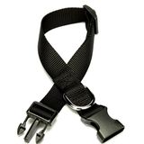 Doggie Ayarlanabilir Özellikli Dokumadan El Yapımı Siyah 2.5x40-50 cm Köpek Boyun Tasması