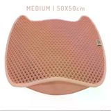 DOGGIE Cattie Taraklı Eva Kedi Kumu Paspası M 50x50cm Pembe