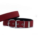 Doggie Comfort Dokuma 4x57-65 cm Large Kırmızı Köpek Boyun Tasması