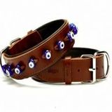 Doggie Comfort Nazar Boncuklu 4.0x75 cm Kahverengi Köpek Boyun Tasması