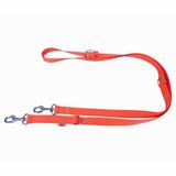Doggie Dokuma Ayarlanabilir Turuncu 2x120-190 cm Eğitimci Köpek Gezdirme Tasması
