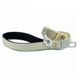 Doggie Dokuma Emniyet Kemerli Haki 2.5x80-120 cm Köpek Gezdirme Aparatı