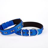 Doggie DSBT-2562 M Boy Kemikli Softlu Mavi Köpek Tasması
