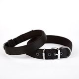 Doggie DSBT 3010 L Dokuma Softlu Siyah Köpek Boyun Tasması